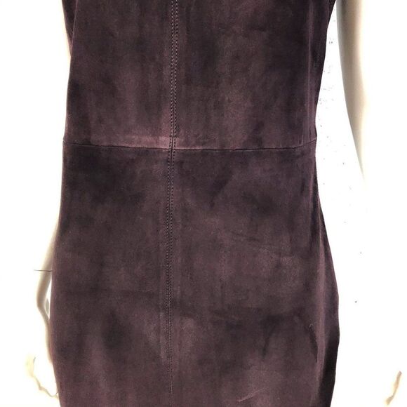 Theory Red Sleeveless Sheath Dress Mock Neck Midi - Picture 7 of 12